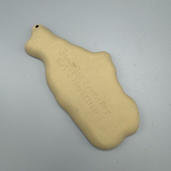 Vtg Brown Bag Cookie Art Mold Peter Rabbit Gardening Hill Design 1992 Easter - Picture 3 of 5